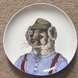 West Elm animal plate